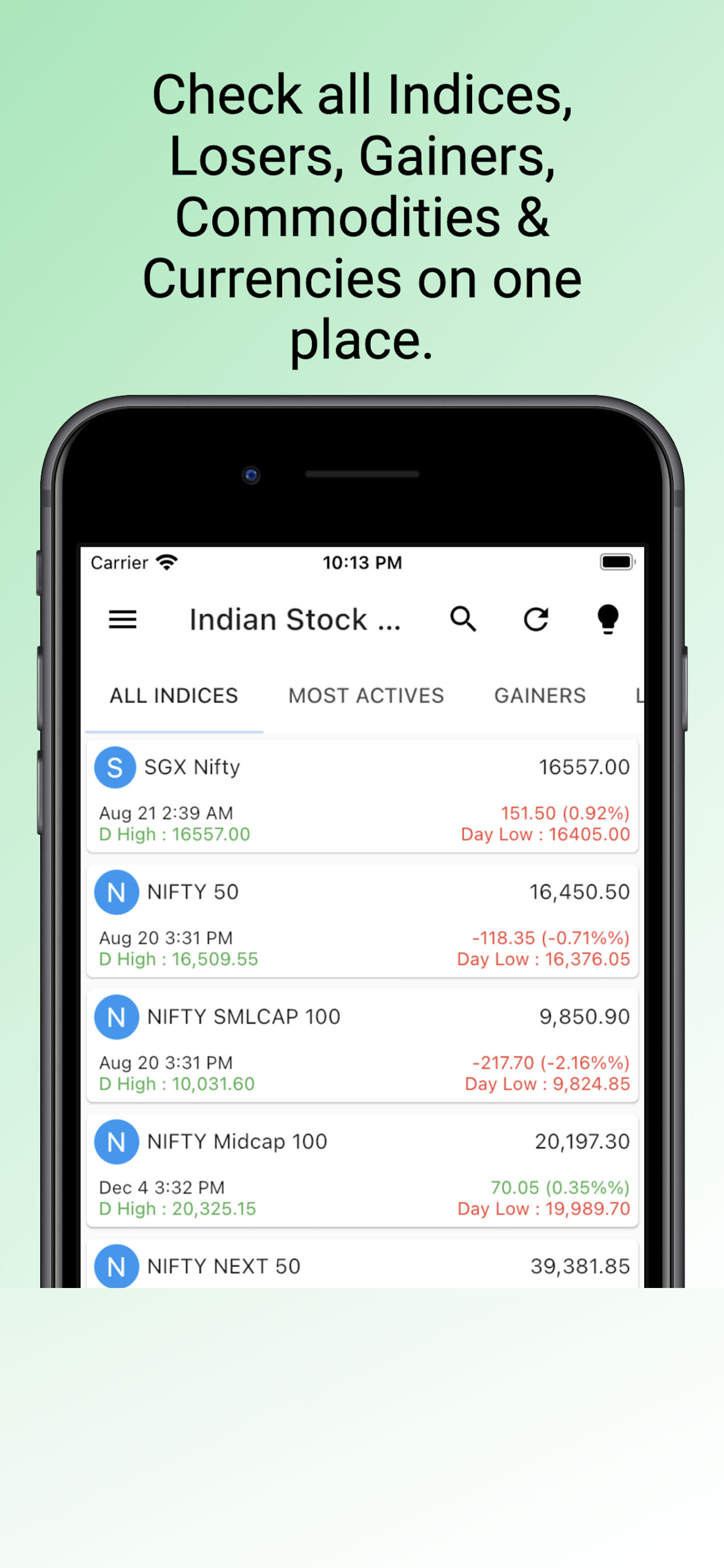 Indian Stock Market App